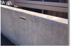 Small Piece Of Concrete Spalling