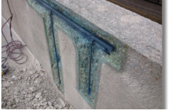 Spalled Concrete Chipped Out 