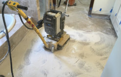 After Chipping The Concrete Out & Around The Rebar